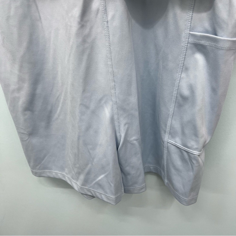 NWT V-Neck Blue Athletic Dress/Skort Shelf Bra Has Pockets Size XL - Picture 7 of 9